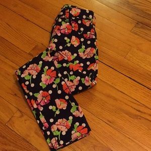 Children’s place NWT Floral Skinny Pants. Size 8